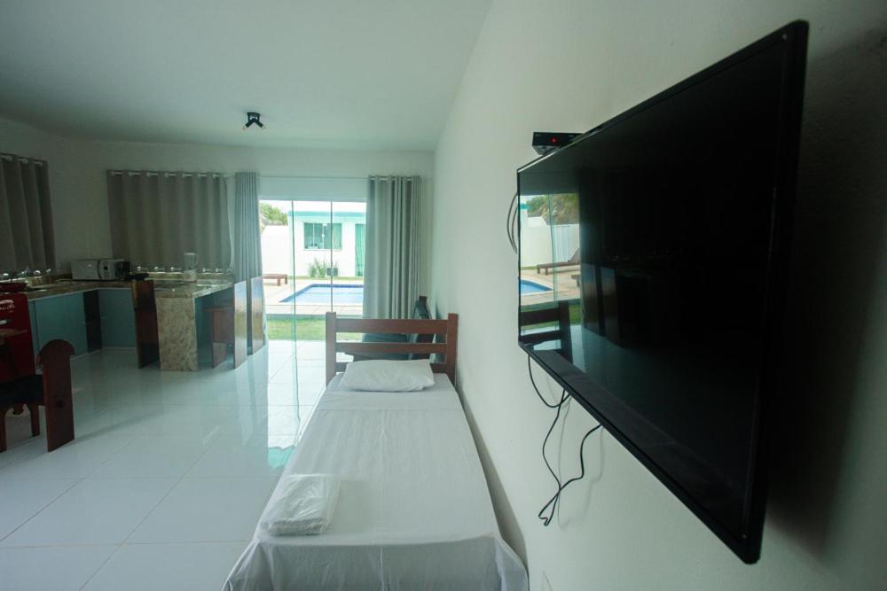 Chale Com Jacuzzi E Vista Para E Piscina Hotel Touros Exterior foto